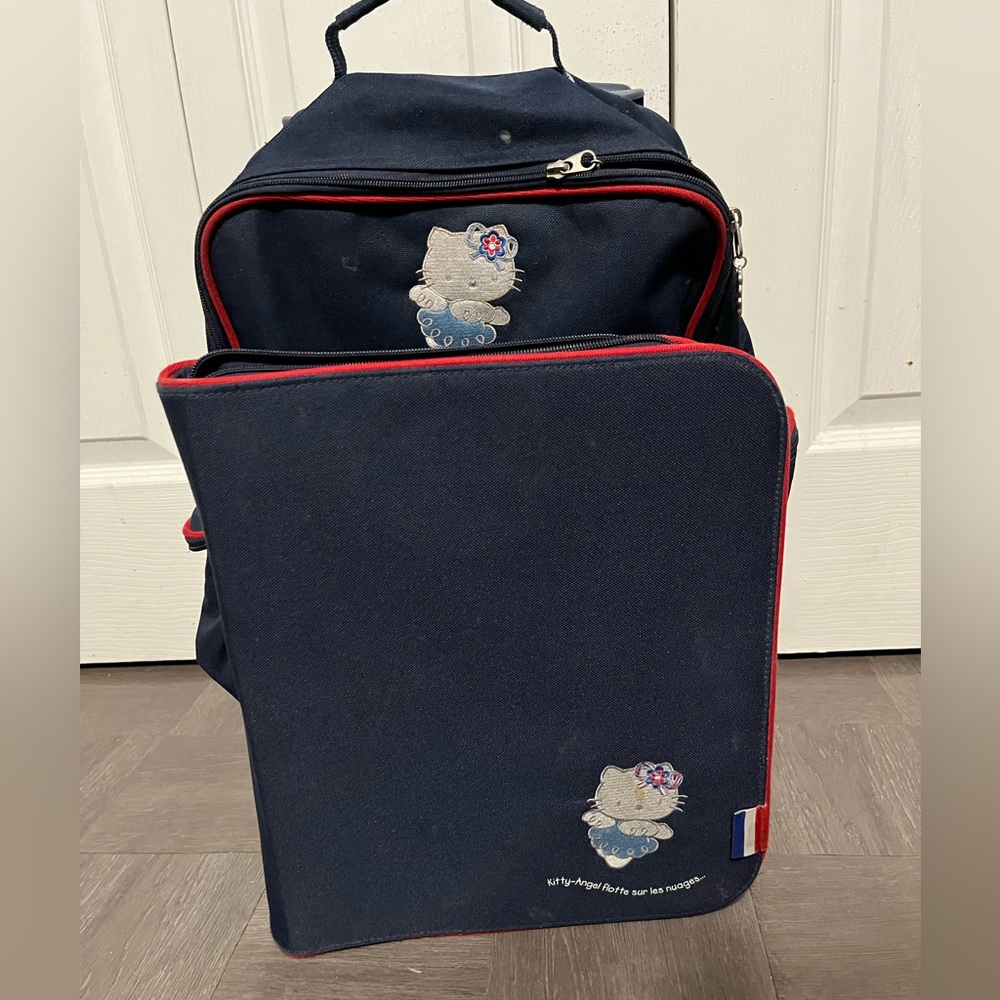 Sanrio Dark Blue Backpack with Red Accents